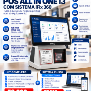 Kit POS All in One + iFix 360 (1 ano)